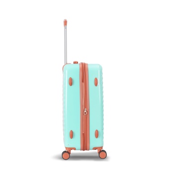 Set Trolere Extensibile Madisson, 3 Piese, Fermoar Antifurt, Policarbonat, SW65203, Portocaliu/Turcoaz - Img 14