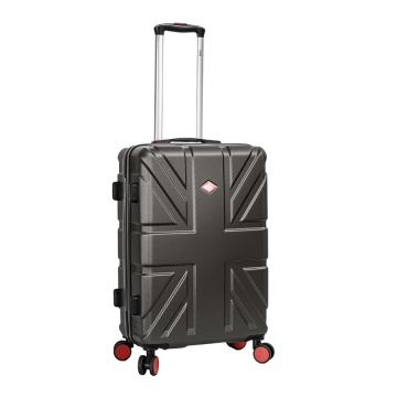 Set Trolere Lee Cooper London, ABS, 4 Roti Duble, Cifru, 3 Piese, Antracit - Img 20