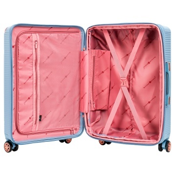 Set trolere Snowball SW44303, fermoar antifurt, 3 piese, policarbonat rezistent, cifru TSA, bleumarin - Img 2