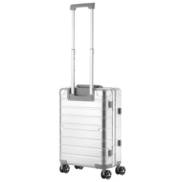 Troler Cabina, Aluminiu, Inchidere cu clapeta, Cod Okoban, CarryOn, ULD, 502411 - 55 cm, Argintiu - Img 3