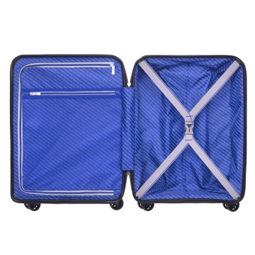 Troler Cabina, Compartiment Laptop 14", Polipropilena, CarryOn Mobile Worker, 55 cm, Negru - Img 3