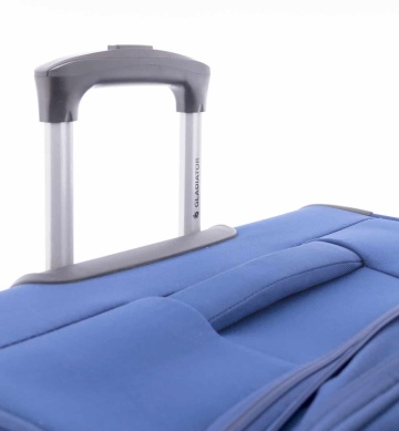 Troler Cabina Extensibil Gladiator 3D MG 2010, Poliester, 4 Roti Duble, 55 cm, Bleumarin - Img 3