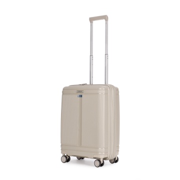 Troler Cabina extensibil Stratic S Straw T, 55x39x23 cm, Bej - Img 11