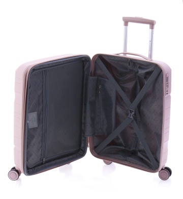 Troler cabina Gladiator Boxing MG 3810, roti cu suspensie, extensibil, polipropilena, 55 cm, rose - Img 3