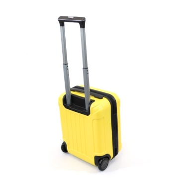 Troler cabina Lamonza Capri XS, 40x30x20 cm - bagaj de mana avion Wizz Air, ABS, galben - Img 3