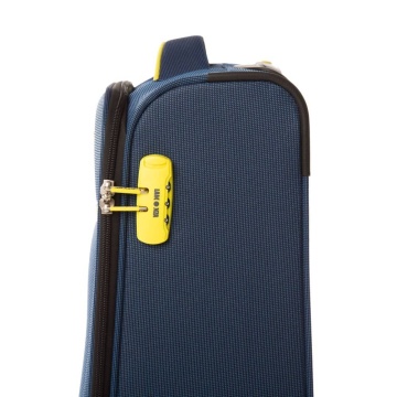 Troler cabina Lamonza Lime 55x36x22 cm, 2.25 kg, albastru / galben - Img 3