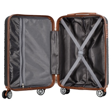 Troler cabina Madisson SW33803, ABS, cifru, 4 roti duble, 55 cm, antracit - Img 3