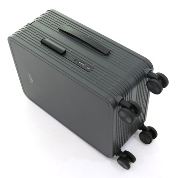 Troler Cabina Policarbonat Cifru TSA 4 Roti Duble Ella Icon Compact 2508 - 55 cm Gri - Img 4