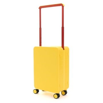 Troler Cabina Policarbonat Cifru TSA 4 Roti Duble Ella Icon Compact 2506 - 55 cm Galben - Img 9