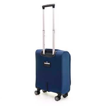 Troler Cabina Poliester 4 Roti Duble Ella Icon Petra Textil 2604 - 55 cm Bleumarin - Img 3