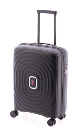 Troler Cabina Polipropilena 4 Roti Duble Cifru TSA Gladiator Ocean MG 4210 - 55 cm Negru
