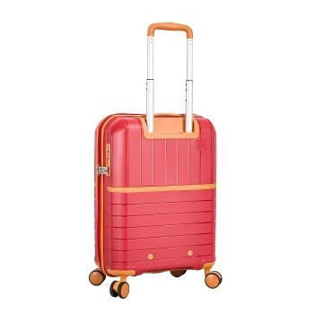 Troler Cabina Polipropilena, Fermoar Antifurt, Cifru TSA, Snowball, SW49403, 55.5 cm, Rosu - Img 7