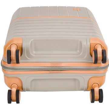 Troler Cabina Polipropilena, Fermoar Antifurt, Cifru TSA, Snowball, SW49403, 55.5 cm, Auriu - Img 11
