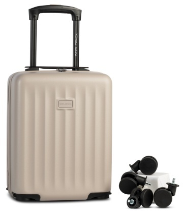 Troler Cabină XS Worldpack Underseat, 40×30×20 cm, Roți detașabile, ABS, 24 L, Bej - Img 4