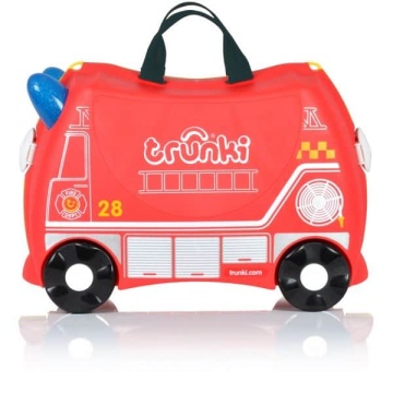 Troler copii Trunki Frank Masina de pompieri - 46 cm - Img 5