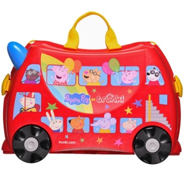 Troler copii Trunki Pepa Pig - 46 cm Rosu - Img 4