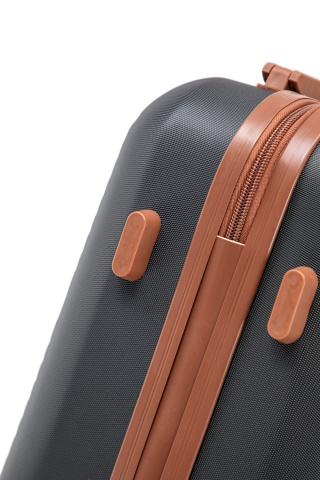 Troler de Cabină Aventor, 55x35x20 cm, ABS, Cifru, 4 roți duble 360°, 32 L, AV107, Negru - Img 20