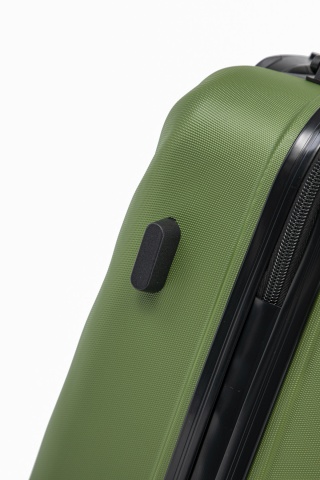 Troler de cabina Aventor AV104, 55x36x22 cm, bagaj de mana, 100%ABS, cifru, 4 roti duble 360°, verde - Img 20