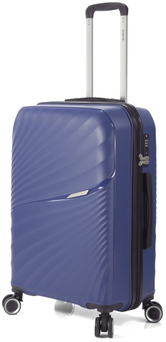 Troler de cabina Benzi BZ 5755, polipropilena, cifru TSA, 4 roti duble, 55 cm, turcoaz - Img 3