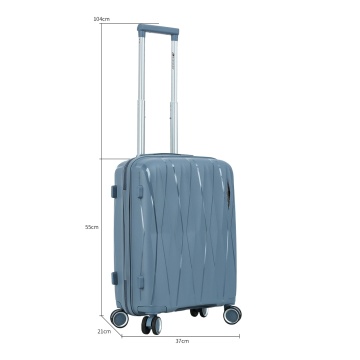 Troler de cabina Madisson, 100%polipropilena, 55x37x21 cm, SW51103, albastru deschis - Img 6
