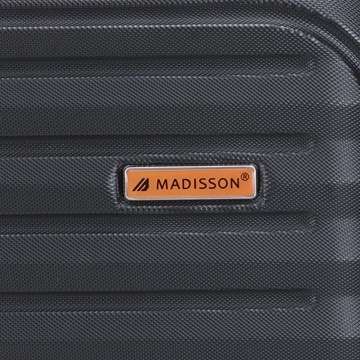 Troler de Cabină Madisson, 55x35x20 cm, ABS, Fermoar Antifurt, Cifru, 35 L, SW66802, Negru - Img 16
