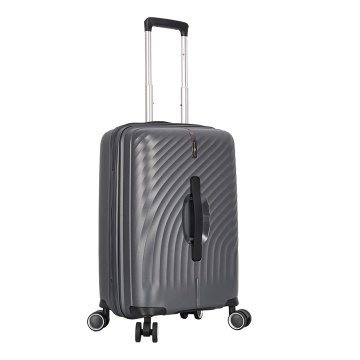 Troler de cabina Snowball SW47203, polipropilena, fermoar antifurt, cifru TSA, 4 roti duble, 55 cm, antracit - Img 3