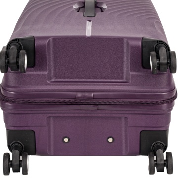 Troler de cabina Snowball SW47203, polipropilena, fermoar antifurt, cifru TSA, 4 roti duble, 55 cm, mov - Img 14