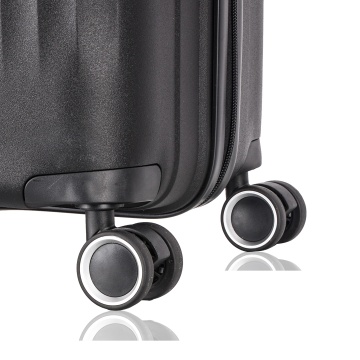 Troler de cabina Snowball SW47203, polipropilena, fermoar antifurt, cifru TSA, 4 roti duble, 55 cm, negru - Img 11