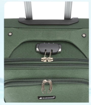 Troler Extra Large Extensibil 86x52x33 cm, Poliester, Cifru, Madisson,SW66204, Grena - Img 10