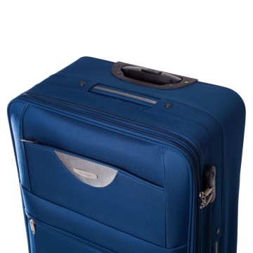 Troler mare Atlanta 74x46x27 cm, 3.4 kg, expandabil 30%, albastru - Img 5