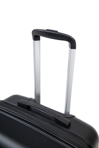 Troler Mare Aventor, 76.5x51.5x28.5 cm, Polipropilenă, Cifru TSA, 4 Roți Duble 360°, AV108, Negru - Img 6