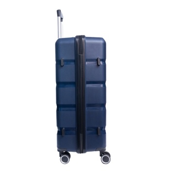 Troler mare Aventor AV102, bagaj de cala, 71.5x47.5x29 cm, polipropilena, cifru TSA, 4 roti duble 360°, bleumarin, RESIGILAT - Img 8