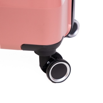 Troler mare Aventor AV102, bagaj de cala, 71.5x47.5x29 cm, polipropilena, cifru TSA, 4 roti duble 360°, rose, RESIGILAT - Img 9