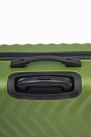 Troler mare Aventor AV104, 76x49x29 cm, bagaj de cala, 100%ABS, cifru, 4 roti duble 360°, verde - Img 20