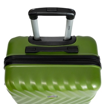 Troler mare Aventor AV104, 76x49x29 cm, bagaj de cala, 100%ABS, cifru, 4 roti duble 360°, verde - Img 10
