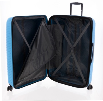 Troler Mare Extensibil 74x52x28 cm Gladiator Vincent, Polipropilenă, Cifru TSA, Albastru - Img 3