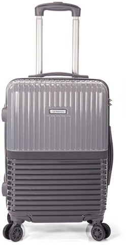Troler Mare Extensibil Benzi 77x46x33 cm, Policarbonat, Cifru, BZ 5914, Verde - Img 7