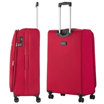 Troler mare extensibil CarryOn Air, bagaj de cala, 77x47x32 cm, poliester, +20% capacitate, 3.5 kg, rosu - Img 5