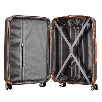Troler mare extensibil Madisson SW33803, ABS, cifru, 4 roti duble, 77 cm, maro - Img 2