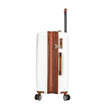 Troler mare extensibil Madisson SW33803, ABS, cifru, 4 roti duble, 77 cm, alb/milky - Img 6