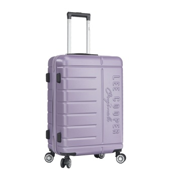 Troler mare Lee Cooper Brighton, ABS, 4 roti duble, cifru, 77 cm, mov - Img 8