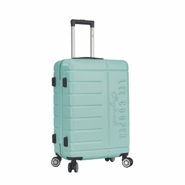 Troler mare Lee Cooper Brighton, ABS, 4 roti duble, cifru, 77 cm, verde deschis - Img 8