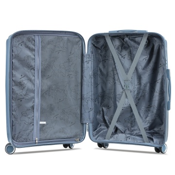 Troler mare Madisson 100%polipropilena, 77x50x29 cm, albastru deschis - Img 2