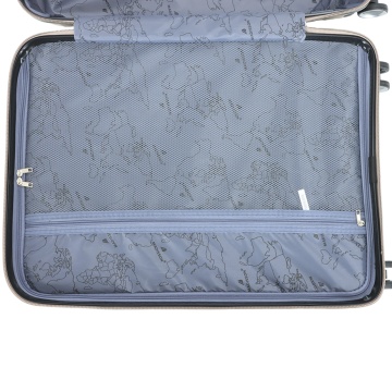 Troler mare Madisson, 77x50x29 cm, polipropilenă, bagaj de cală, 4 roți duble, cifru, SW62103, auriu - Img 5