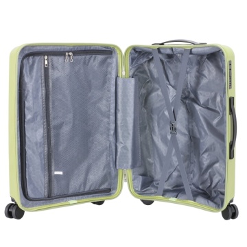 Troler Mare Madisson, 77x50x30 cm, Polipropilenă, Fermoar Antifurt, Cifru, 103 L, SW66303, Argintiu - Img 2