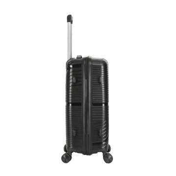 Troler mare Madisson SW42103, polipropilena, cifru, 4 roti duble, 77 cm, negru - Img 18