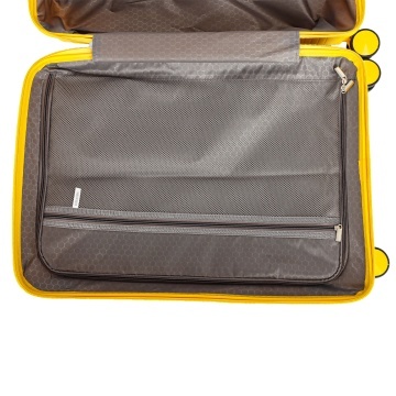 Troler mare Madisson SW42103, polipropilena, cifru, 4 roti duble, 77 cm, galben - Img 3