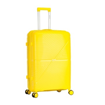 Troler mare Madisson SW42103, polipropilena, cifru, 4 roti duble, 77 cm, galben - Img 13