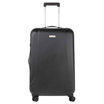 Troler Mare, Policarbonat/ABS, 4 Roti Duble, cifru TSA, CarryOn Skyhopper, 78.5 cm, Negru