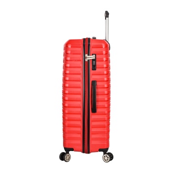 Troler mare Snowball SW43803, polipropilena, cifru TSA, 4 roti duble, 77 cm, rosu - Img 8